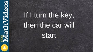 How to determine the parts of a conditional statement