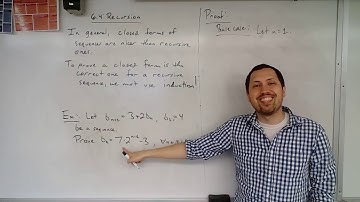 Section 6.4 (part 3) - Proving the closed form of a sequence