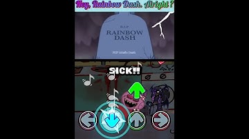 FNF Mobile Mod | Bacon But Rainbow Dash Alright - Pinkie Pie Animation #pinkiepie #fnf