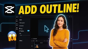 Outline a VIDEO or IMAGE in CAPCUT PC Tutorial 2025