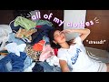 cleaning out my closet! (selling + getting rid of half of my clothes)