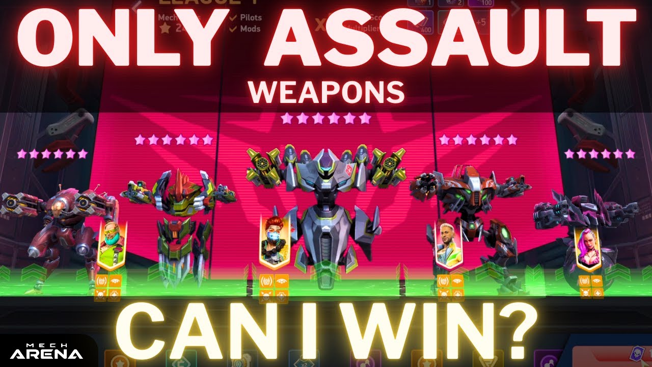 Will I Cook or Get Cooked With ASSAULTS Only? | Hangar Showdown | Mech Arena