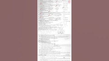 10th Std Science | Original Question Paper | Quarterly Exam Question Paper 2025 | Answer Key |