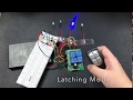 433Mhz Wireless RF Switch DC12V Relay Receiver Module and 433 Mhz Remote Controls For DC Motor Forward and Reverse Controller