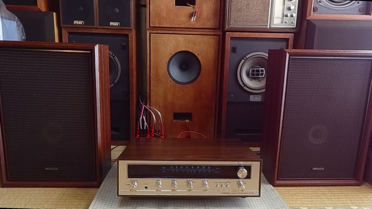 70s PIONEER PIM-16KT（後面解放）動作確認/空気録音/ZOOMQ2-n - YouTube