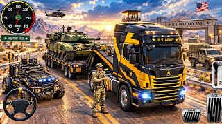 US Army Tank Transport Truck Game 3D 🚛🔥 | Military Cargo Truck Driving Simulator screenshot 1