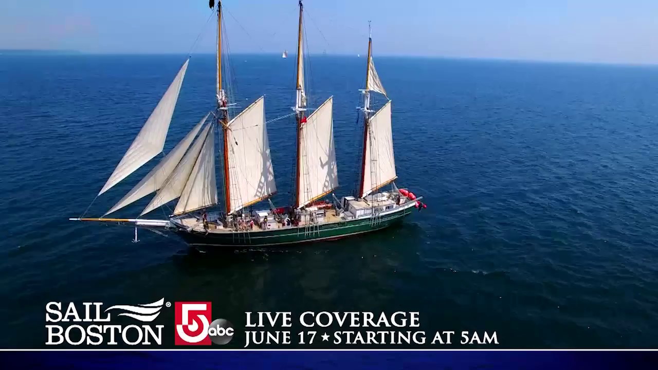 Sail Boston's Grand Parade of Sail Live on WCVB Saturday, June 17, 2017