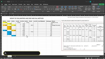 Cut and Fill Calculations with the methods of Levelling (HEIGHT OF COLLIMATION and RISE AND FALL )