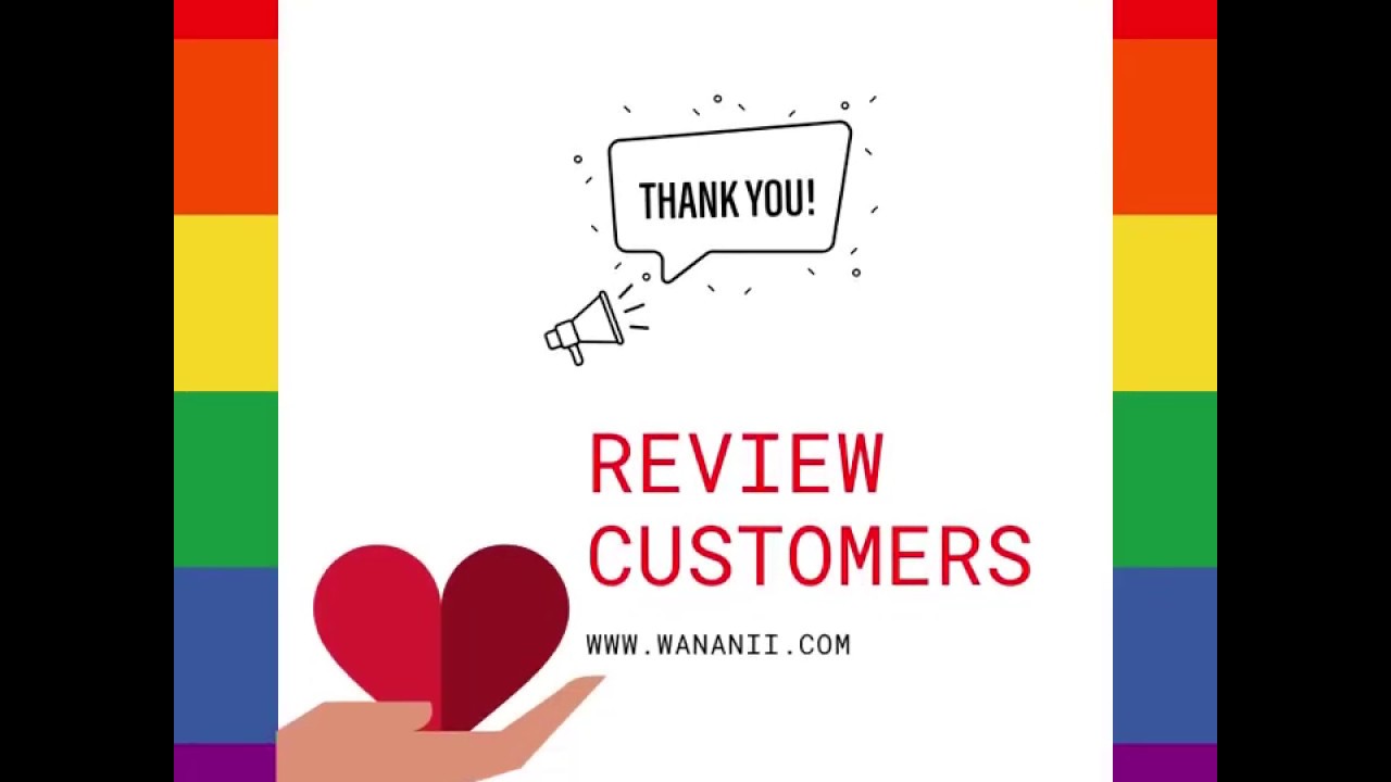 Thank you for being our valued customers. - YouTube