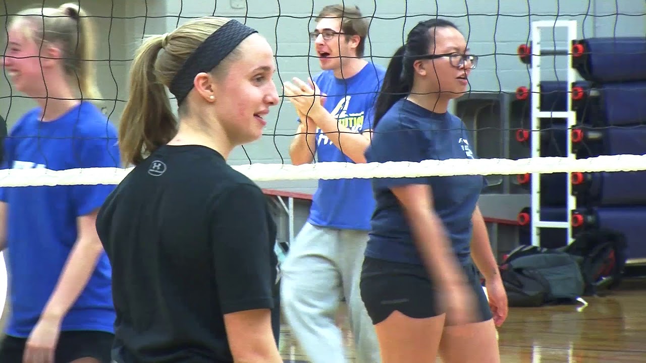 newspaper mockup ECSU Intramural Volleyball