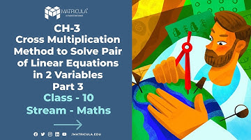 Chapter 3 | Part 15 : Linear Equations in Two Variables | English | Class 10 | #Matricula | #NCERT