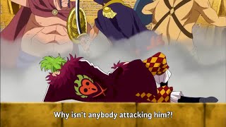 one piece the fight for aces flame flame fruit bartomelo sits and dose nothing in the fight but sabo