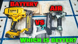 Tool Review - Battery Or Air Brad Nailer Which Is Better? Dewalt 20v Braid Nailer overview.