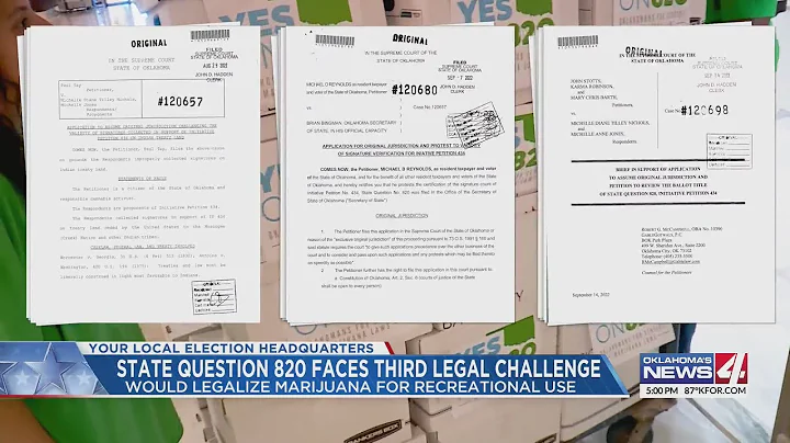 Recreational marijuana state question faces third legal battle to make November ballot