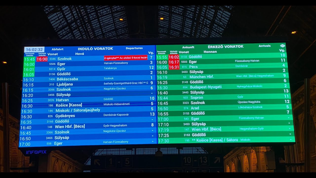 Hangosbemondás / Nádražní Hlášení | Mátyus Katalin | Budapest Keleti Pályaudvar - 11/2022