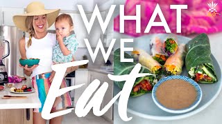 What We Ate Today: Vegan Breastfeeding Mom & Plantbased Toddler