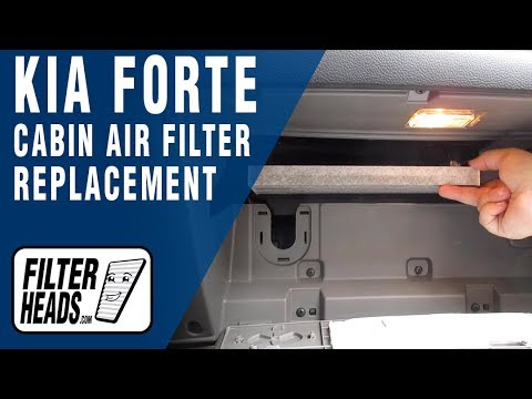 How to Replace Cabin Air Filter 2015 Kia Forte