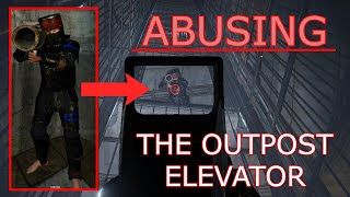 ABUSING THE OUTPOST ELEVATOR... (RUST)