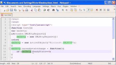 AJAX PART 02 XML Http Request to a text file part 1