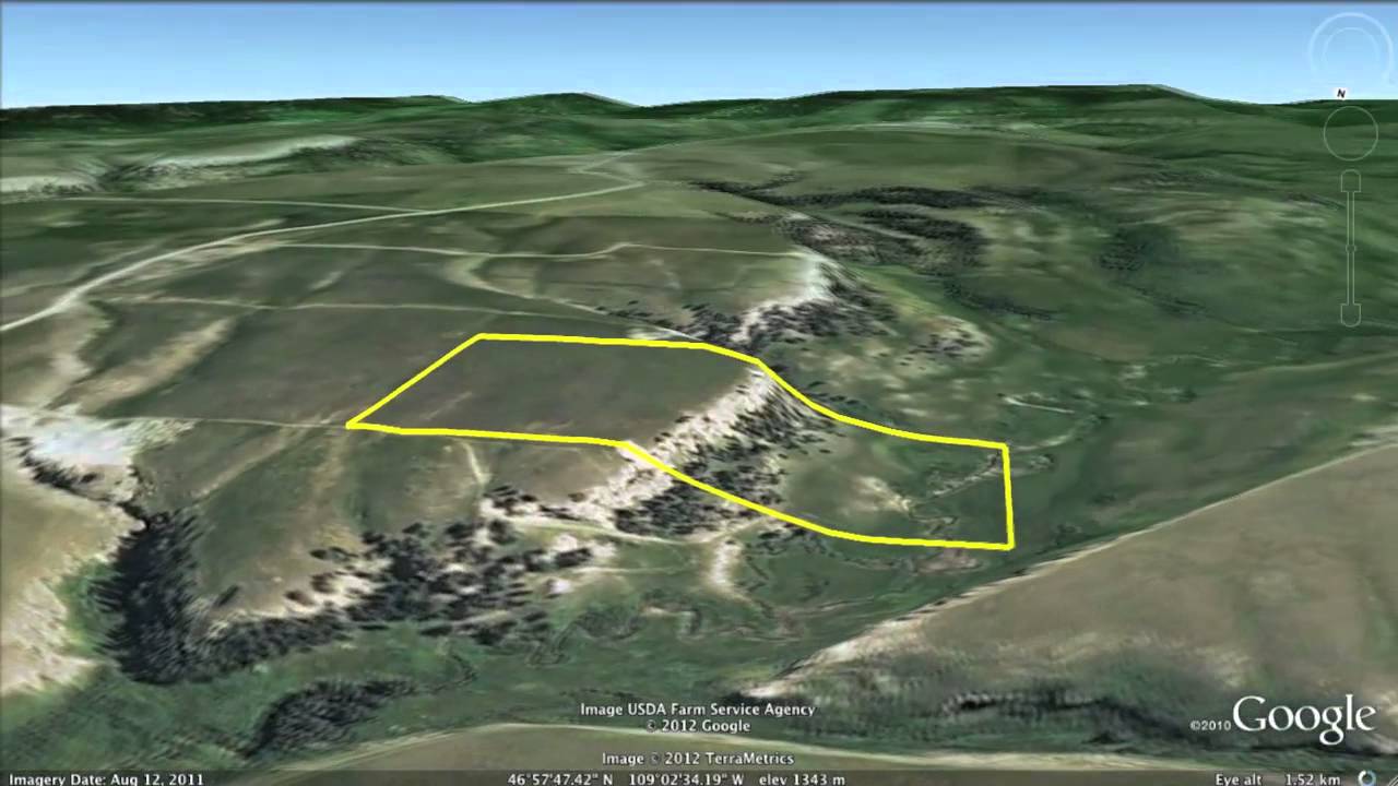 Montana Land for Sale, 20 acres rolling ranchland with creek, Owner