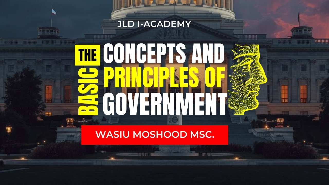 The Basic Concepts and Principles of Government | SS1 Government - YouTube