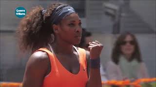 Serena Williams v. Anabel Medina Garrigues - Madrid 2013 QF Highlights