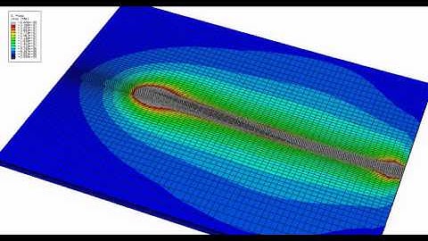 Welding process in Abaqus
