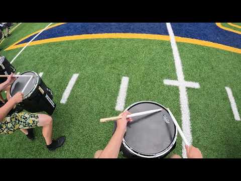 Tomball Memorial High School 2022 Marching Band | Snare Cam - James G