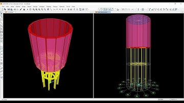 Sap2000 Phần 10 Bể chứa chất lỏng - Bài 05 Tháp nước hình trụ trên cao | A Bờ Cờ