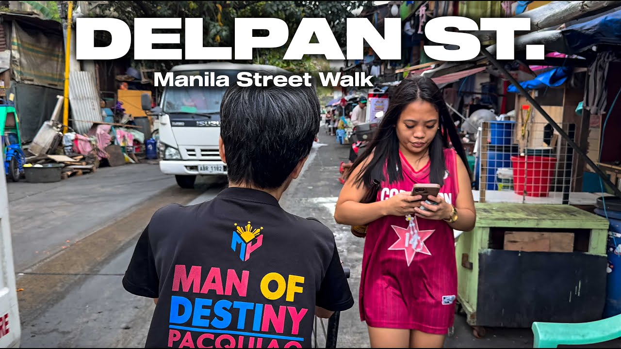 Real Life on Delpan Street in Manila Philippines [4K HDR] - YouTube