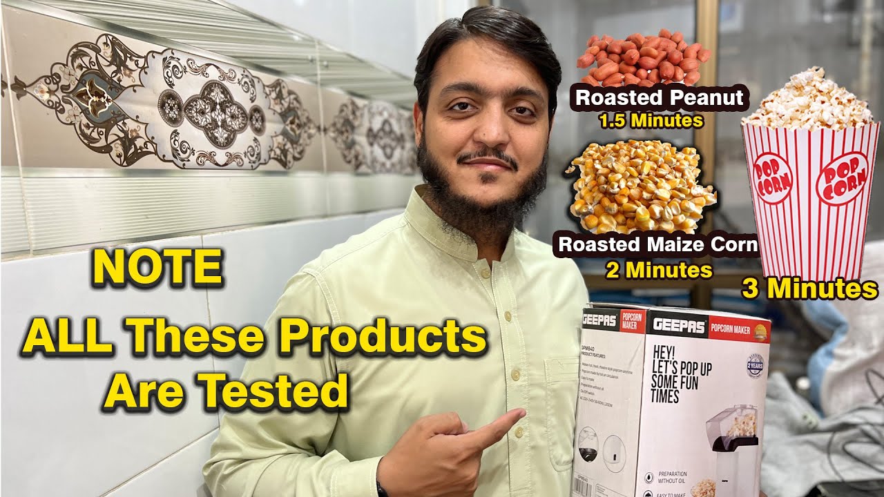 POPCORN RECIPE | HOW TO MAKE POPCORN WITHOUT OIL | AIR POPCORN MACHINE | GEEPAS