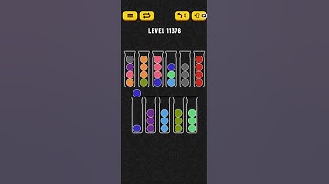 Ball Sort Puzzle Level 11376 /Ball Sort Color Water Puzzle Level 11376 Water Sort Puzzle Level 11376