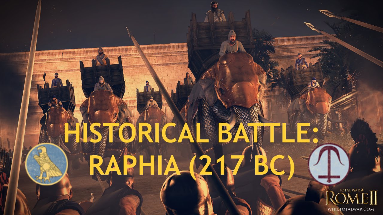 Total War: Rome 2 – Historical Battle – Raphia (217 BC) – Egypt x ...