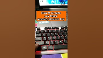 How to Re-open any folder amazing shortcut key #shorts #reopen #shortcut #viral