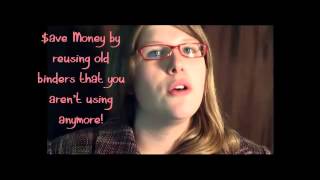 Money $aving Tips Reusing Old Binders