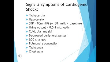 Cardiac Output & Tissue Perfusion