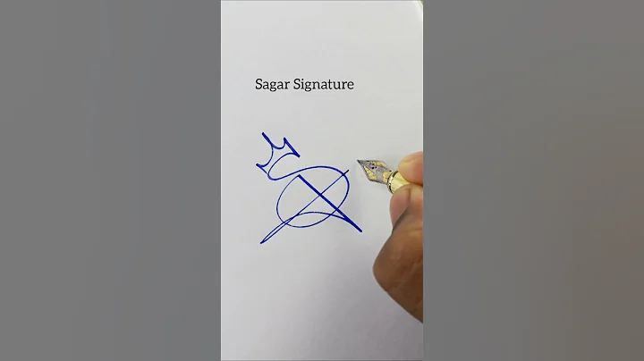Sagar Signature | Letter S Signature | S Sign #signature @Satish.Calligraphy