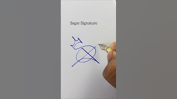 Sagar Signature | Letter S Signature | S Sign #signature @Satish.Calligraphy