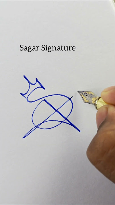Sagar Signature | Letter S Signature | S Sign #signature @Satish.Calligraphy