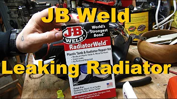 Can a radiator be repaired with JB Weld?