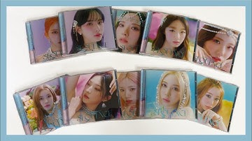 wjsn last sequence album unboxing (jewel case ver. full set)