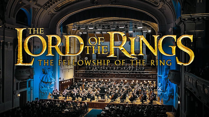 The Lord of the Rings: The Fellowship of The Ring, Prague Film Orc-estra, elvish/english subtitles