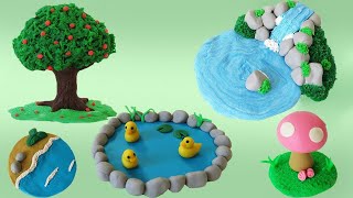 🔴 DIY How to Make NATURE'S BEAUTY COMPILATION - Polymer Clay, plastilina, Fondant Cakes Tutorial