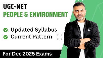 People and Environment | Latest Syllabus and Pattern | For December 2025 Exams