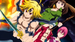 七つの大罪 |メリオダスは立ち上がり、4人のシナジーで魔神王を倒した。|Meliodas stood up and defeated Demon King with a synergy of four