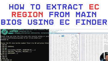 How to Extract EC Region From Main Bios Using EC Finder | Bios Editing and Modding
