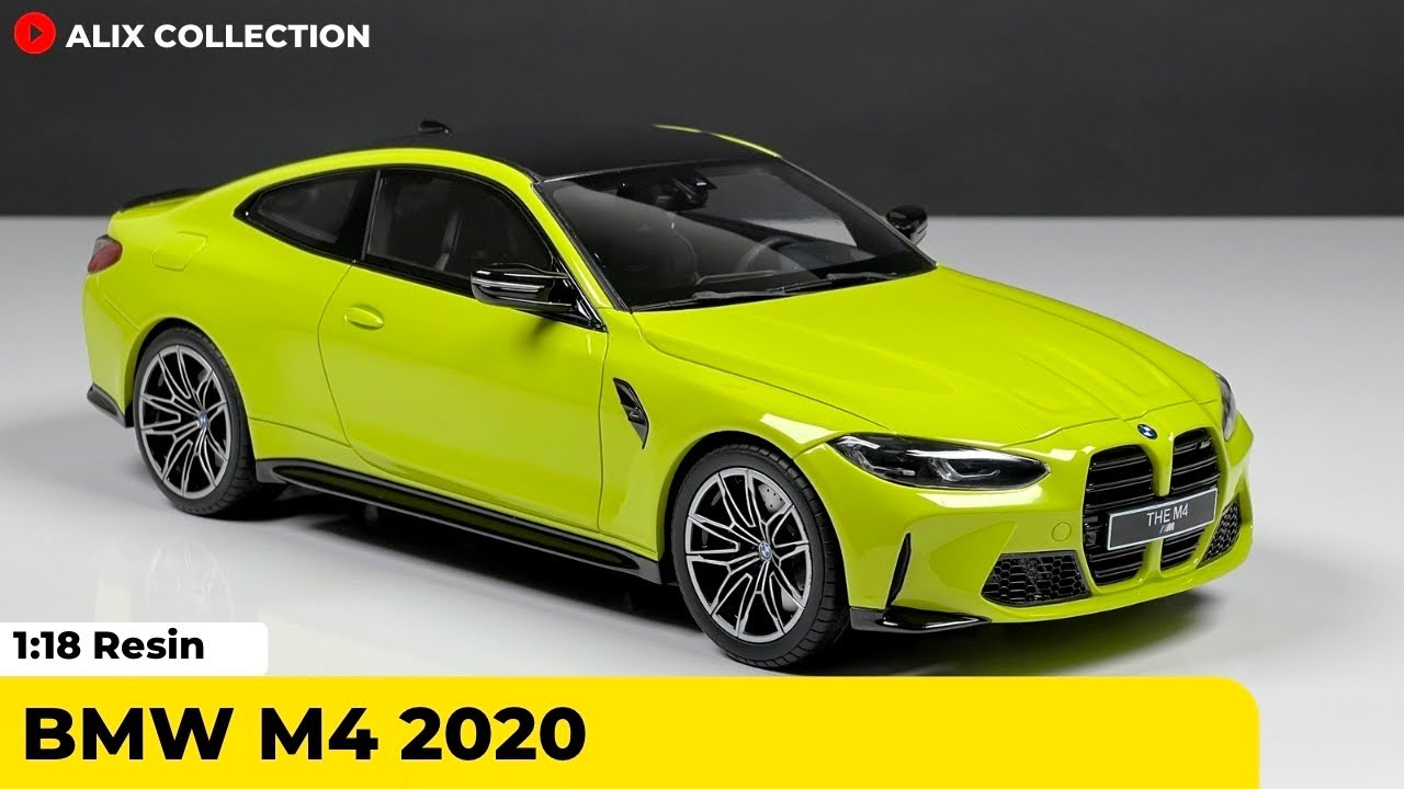 1/18 Minichamps BMW 1M Coupe (Yellow) Diecast Car Model 