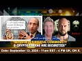 Bitcoin's Second Coming: Millions of Txs - Other Cryptos as Securities || Gavin Gregory
