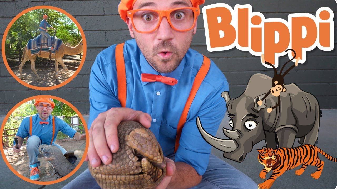 Blippi Blippi Visits a Zoo (Phoenix Zoo) + MORE ! Songs for Kids