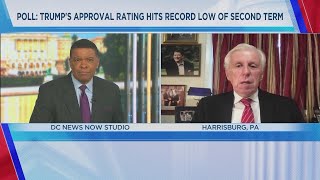 Download Lagu Poll: Trump's approval rating hits record low in second term MP3 Download Lagu Poll: Trump's approval rating hits record low in second term MP3